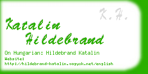 katalin hildebrand business card